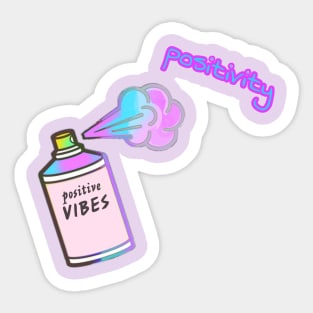 Positive vibes Sticker